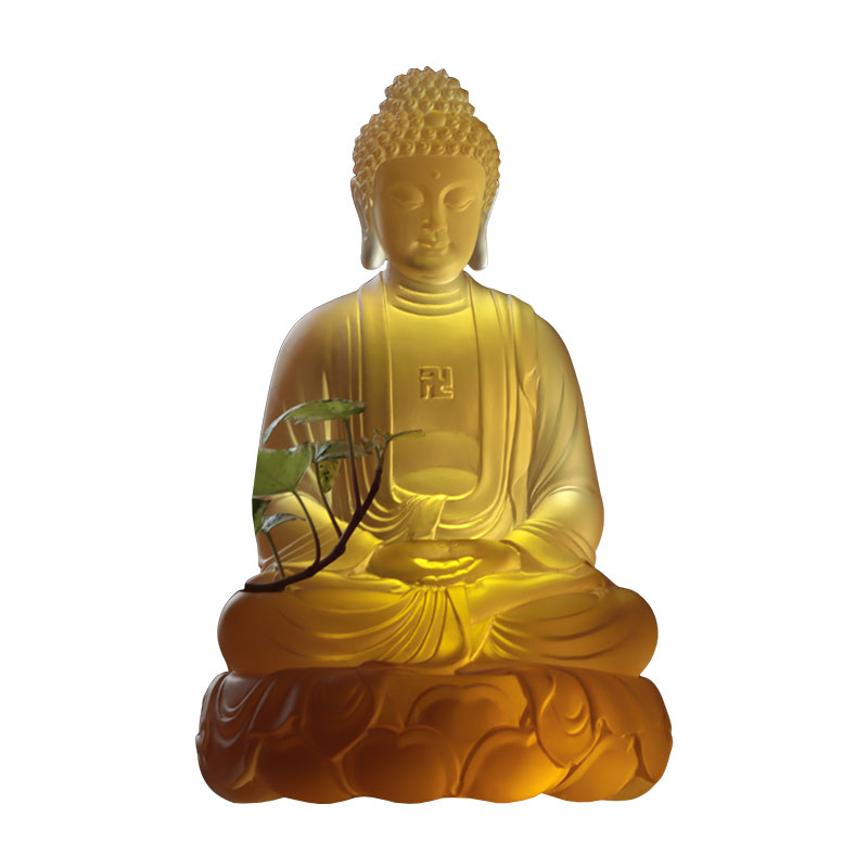 Patung Kristal Buddha Amitābha