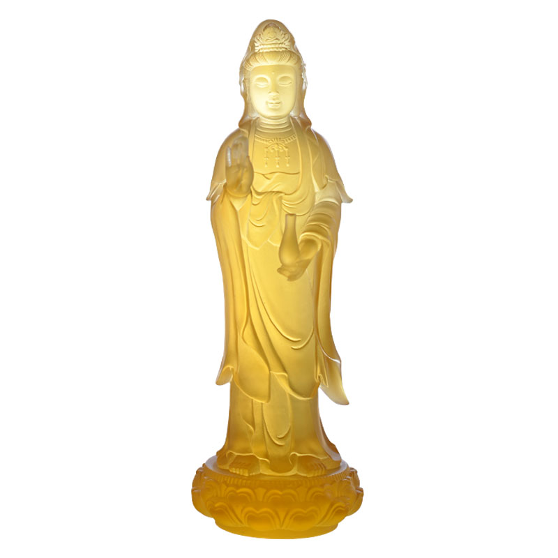 Patung Kaca Bodhisattva Guanyin