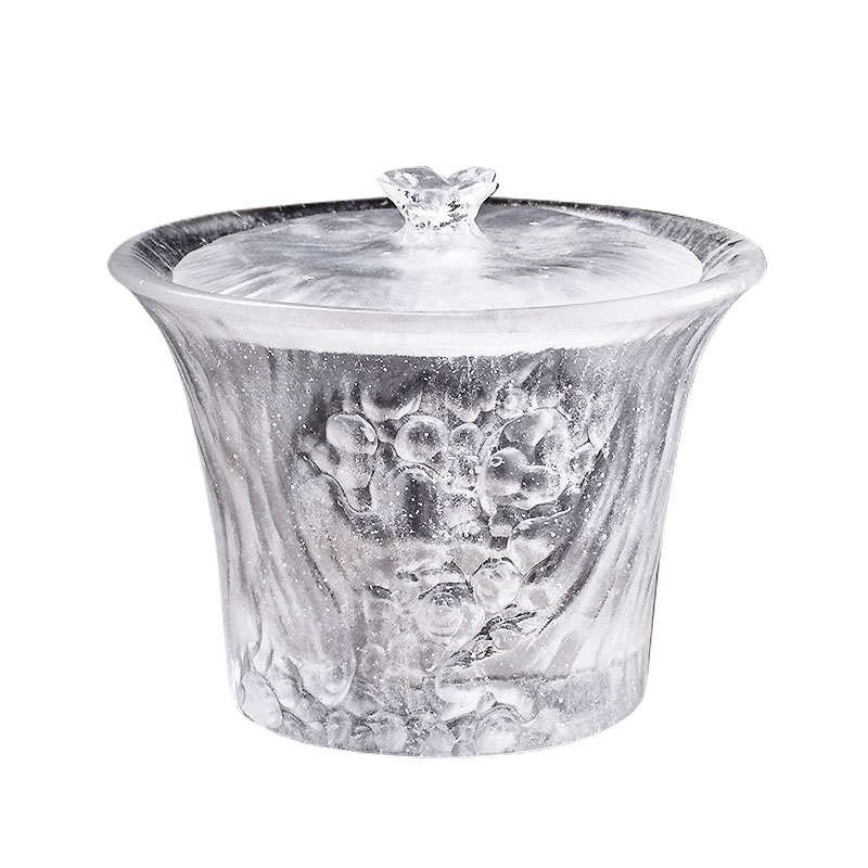 Set Cawan Teh Jelas Dengan Tudung