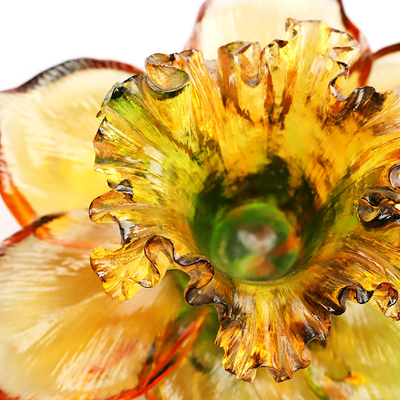 Pemegang Lilin berbentuk Kelopak Kaca