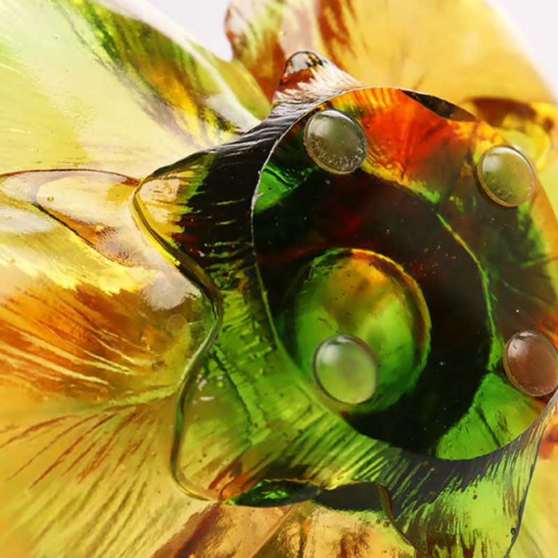 Pemegang Lilin berbentuk Kelopak Kaca