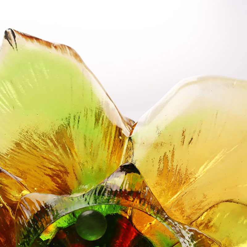 Pemegang Lilin berbentuk Kelopak Kaca