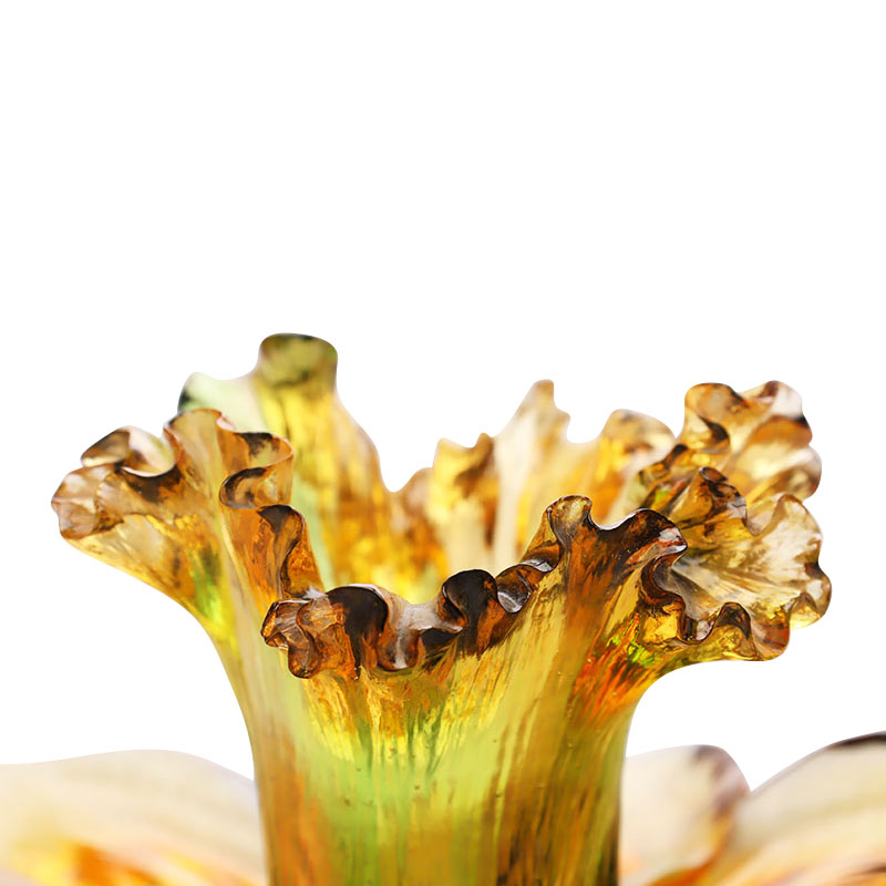 Pemegang Lilin berbentuk Kelopak Kaca