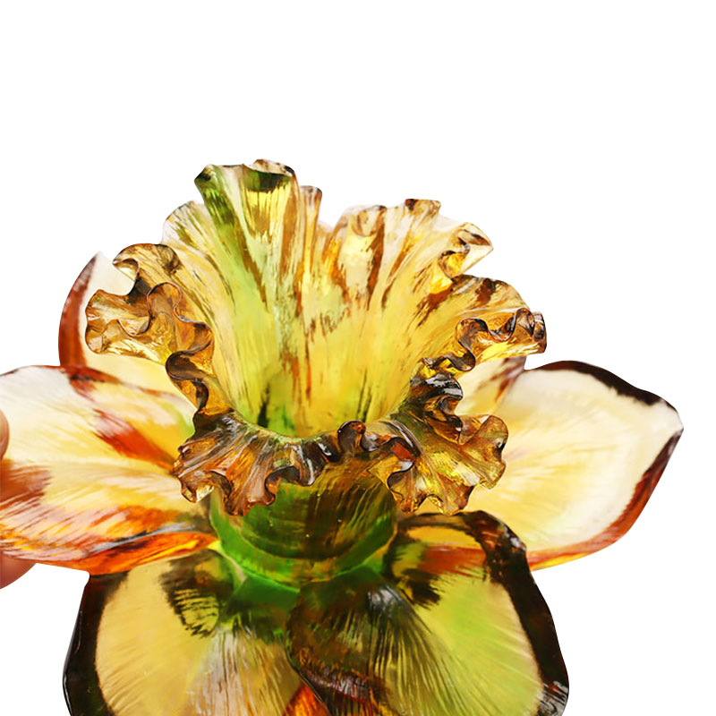 Pemegang Lilin berbentuk Kelopak Kaca