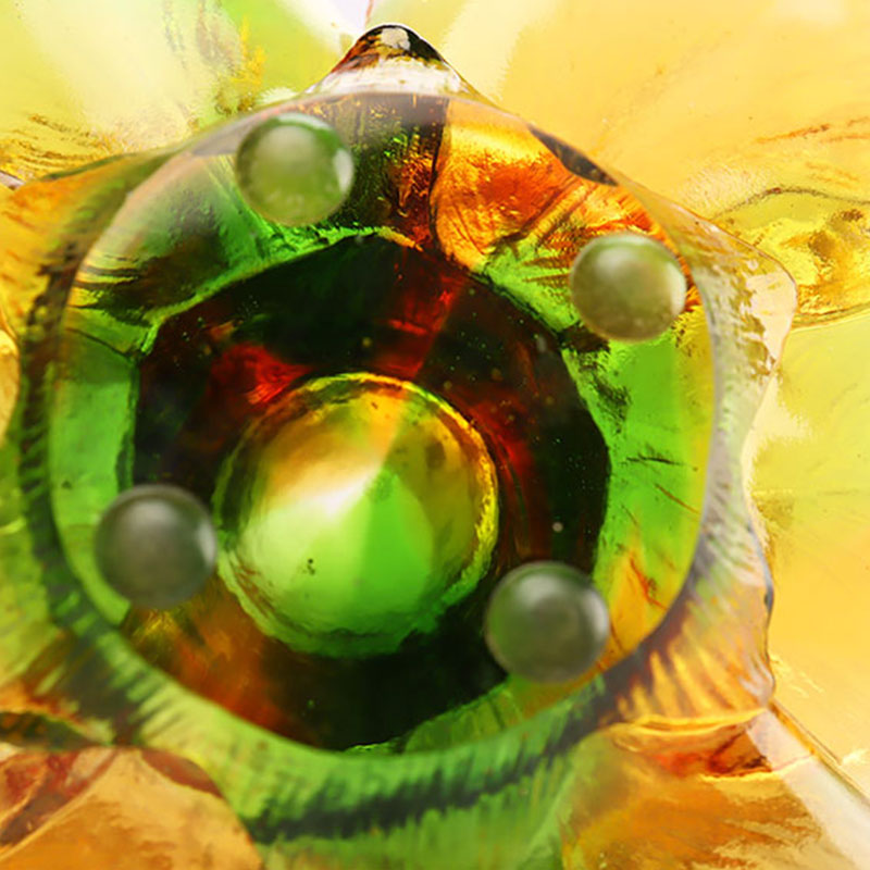 Pemegang Lilin berbentuk Kelopak Kaca