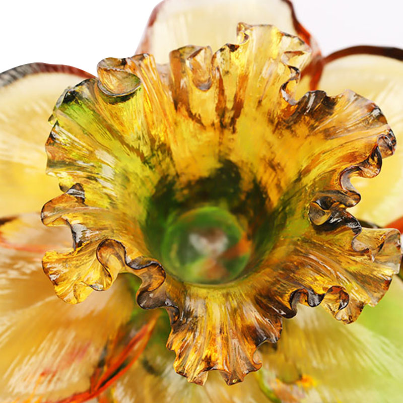 Pemegang Lilin berbentuk Kelopak Kaca