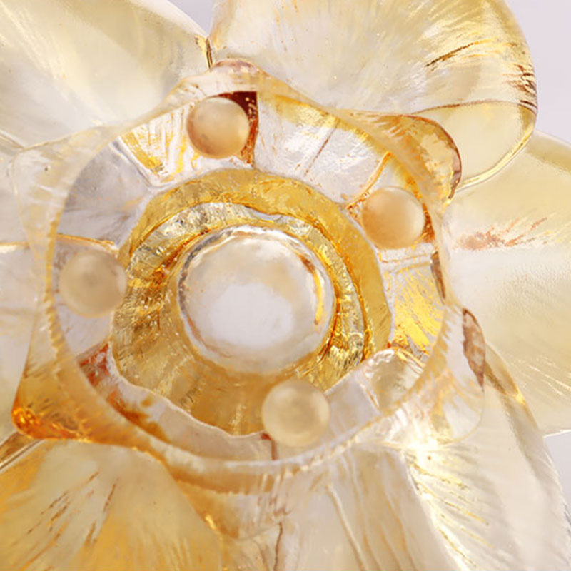 Pemegang Lilin berbentuk Kelopak Kaca