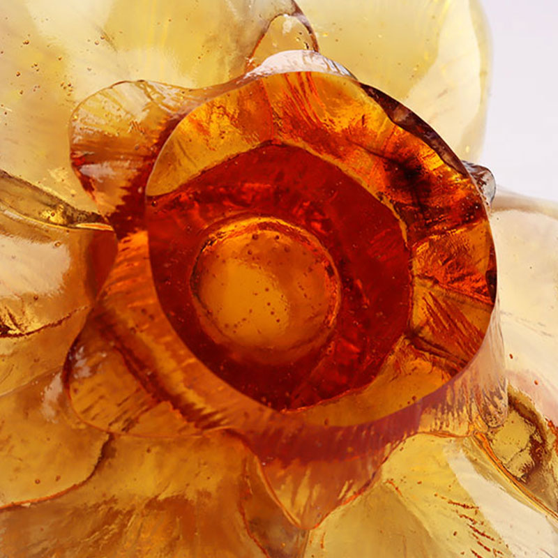 Pemegang Lilin berbentuk Kelopak Kaca