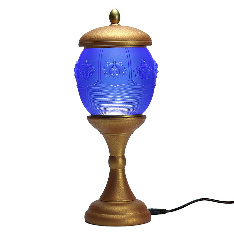 Set Persembahan Kaca Kristal Altar Buddha Eight Treasures Lotus series