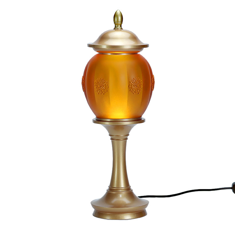 Set Persembahan Kaca Emas Altar Buddha Siri