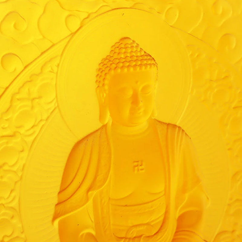 Bata Hiasan Amitabha Buddha Liuli