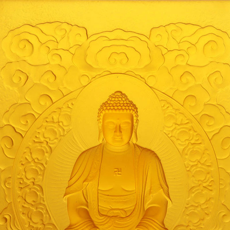Bata Hiasan Amitabha Buddha Liuli