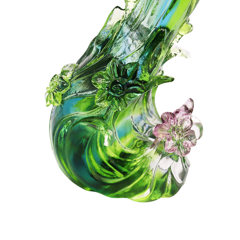 Lilin bentuk Lotus Kaca Kristal