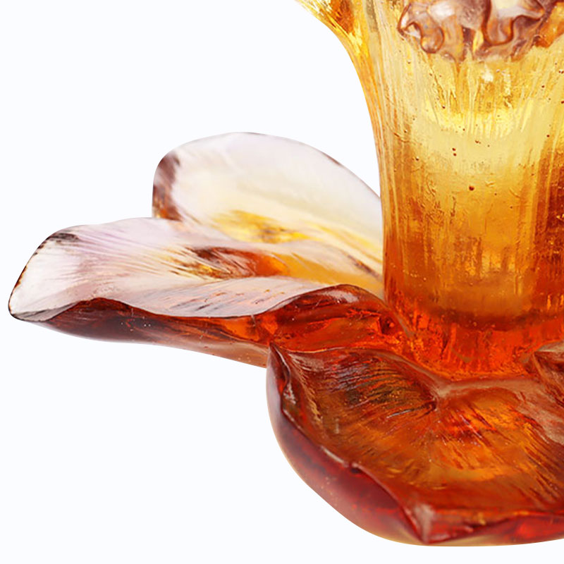 Pemegang Lilin berbentuk Kelopak Kaca