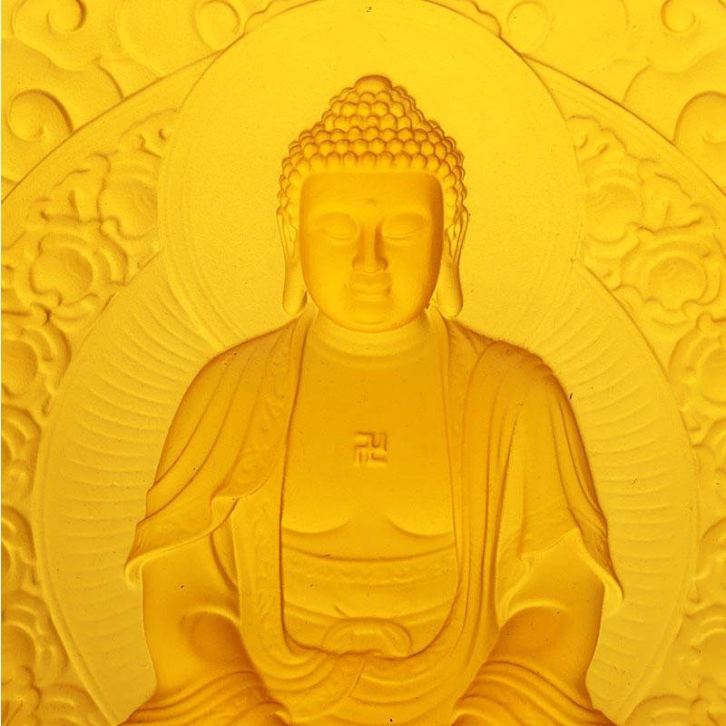Bata Hiasan Amitabha Buddha Liuli