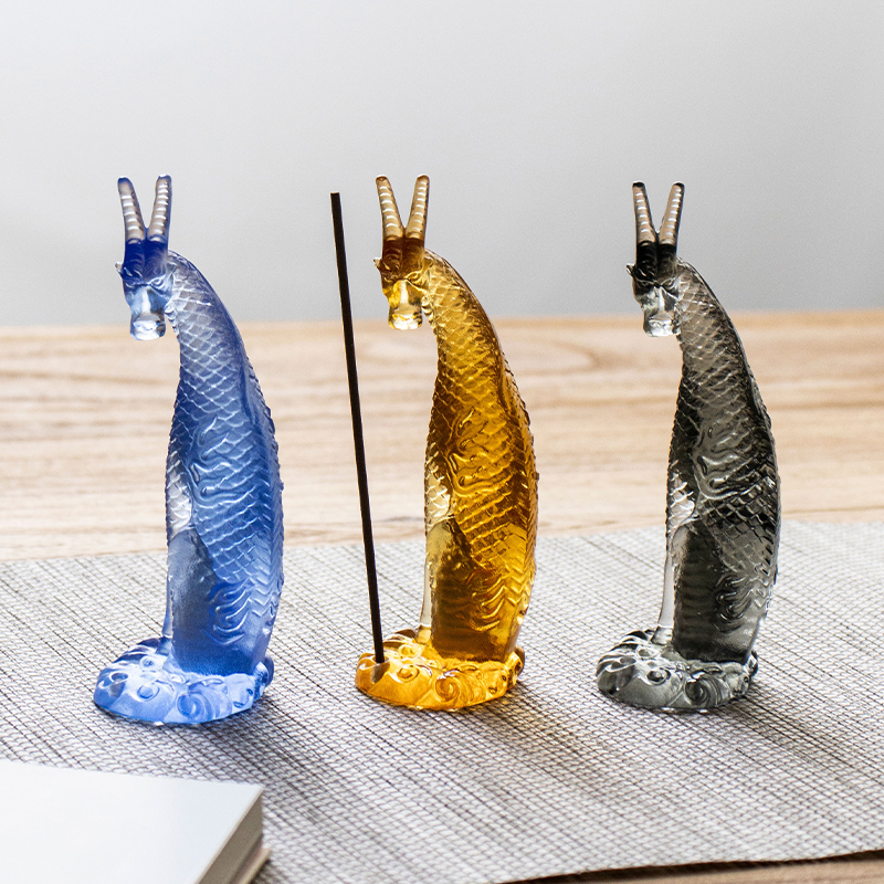 Pemegang Kemenyan Kaca Kirin