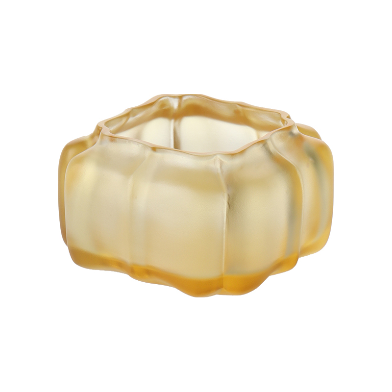 Periuk air berbentuk labu Kaca Kristal Ungu