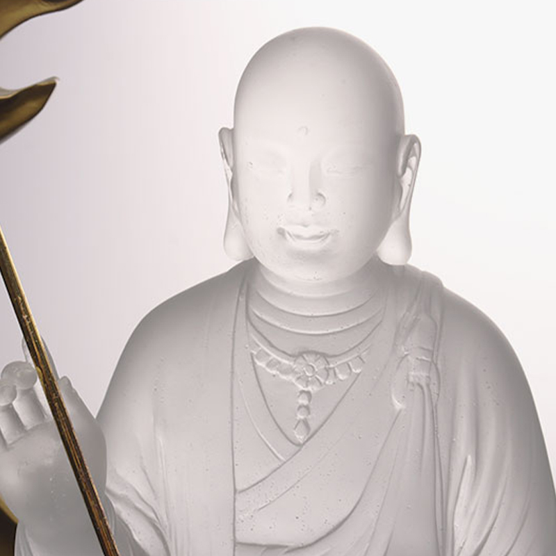 Patung Kaca Bodhisattva Ksitigarbha
